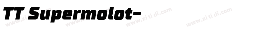 TT Supermolot字体转换